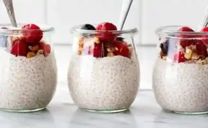 Healthy breakfast ideas 2 : Overnight Chia Seed Pudding :